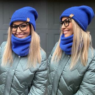 💙 Nádherná nová barvička 💙 Tady objednáš ➡️ https://www.pinkstore.cz/komplet-cepice-nakrcnik/